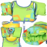 Veste de natation pour enfants Bestway pour âge 3-6 ans, 19-30 kg, vert