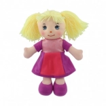 Culinka rag doll with blonde pigtails 32 cm