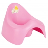 Plastic children's potty pink