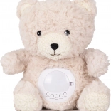 Ourson en peluche avec projecteur et musique beige CHIPOLINO