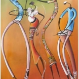 Puzzle Tanzende Afrikaner 1000 Teile MAGNOLIA