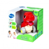 Interactieve dinosaurus op wieltjes met beweegbare kaak