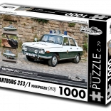 Puzzle RETRO-AUTA Wartburg 353 Volkspolizei 1000 Teile