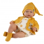 Realistic Baby Doll Marta with Sounds and Soft Fabric Body - 46 cm