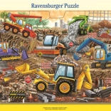 Puzzle Ravensburger Machines de construction - 35 pièces