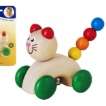 Chat sur roulettes Hochet