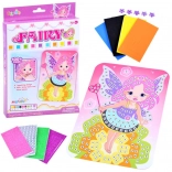 creative foam mosaic fairy – sticker cutout