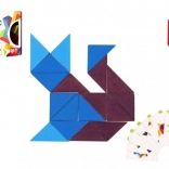 Wooden Mosaic Triangles