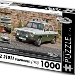 Puzzle RETRO-AUTA VAZ 21011 Volkspolizei (1975) – 1000 Teile