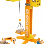 Grue en bois avec accessoires small foot