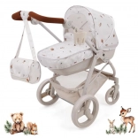 Bella 2-in-1 Doll Stroller with Bag Woodland