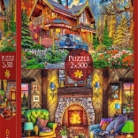 Trefl puzzle Excursion en montagne 2×500 pièces