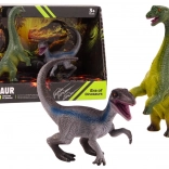 Set de figurines dinosaures – brachiosaure et vélociraptor (2 pcs)