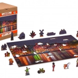 Wooden Puzzle Night Amsterdam