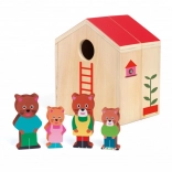 Wooden House for the Cat Family DJECO