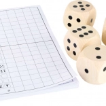 Small Foot wooden giant dice with notepad