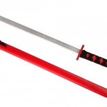Houten rode zwaard voor cosplay 73 cm