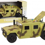 Frequentiespeeltje militair voertuig lichte camouflage