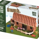 Trefl Brick Trick Ferme XL – kit de construction en véritables briques