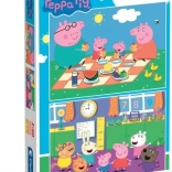 puzzle Peppa Pig 2×60 pièces Clementoni