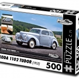 Puzzle Retro-Autos Škoda 1102 Tudor 500 Teile