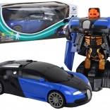 Car-robot 2-in-1 blue with light effects
