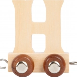 Wooden Wagon with Letter H for Train Set small foot