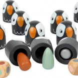 Mémo coloré Small Foot Safari – jeu de mémoire en bois avec dé