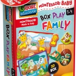 LISCIANI Boîte d’encastrement BOX PLAY FAMILY – bébés animaux
