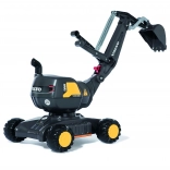 Kids’ sit-on excavator RollyDigger VOLVO, rotating ride-on – black