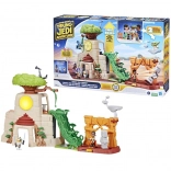 Playset STAR WARS Tenoo Jedi Temple – temple Jedi avec lumières et sons