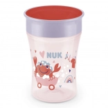 NUK Magic Cup with lid 230ml red