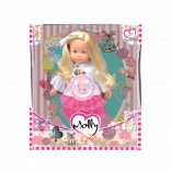 Bambolina Doll Molly with 3 songs, 40 cm