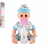 Plastic Baby Doll with Accessories and Sound