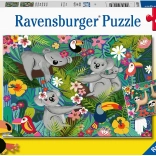 Puzzle RAVENSBURGER Koala’s en luiaards 2×24 stukjes