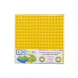 Bouwplaat Junior geel 16x16