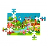 Puzzle de sol Conte de fées BIGJIGS TOYS, 48 pièces