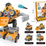 Robot 5-in-1 Transformable DIY Vehicles