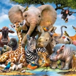 RAVENSBURGER puzzel African Friends 300 stukjes
