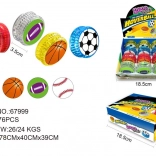 Jojo-sportballetje met lichteffecten 5,5 cm