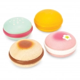 Macarons en bois LE TOY VAN Honeybake – set de 4 pièces