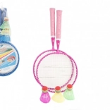 Kinder-badmintonset – 2 rackets en 1 shuttle in nethoes