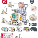 Walker, Push Ride-On Car and Interactive Table MOTOR 3-in-1