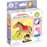 CzuCzu Puzzle Assembling Animals - 5 Sets