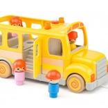 Cheerful School Bus with Lights and Sounds Woody