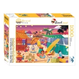 Puzzle BRAIN TREE Sonnenuntergang am Strand 1000 Teile