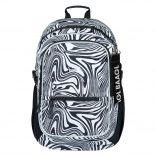 Sac à dos scolaire BAAGL Core Mixture, 25 l, ergonomique, motif noir et blanc