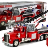 Fire Truck 60 cm with extendable rotating ladder R/C sound siren lights