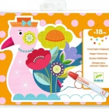 Coloriages à l’eau DJECO – animaux arc-en-ciel