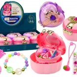 Heart-Shaped Jewelry Box with Accessories